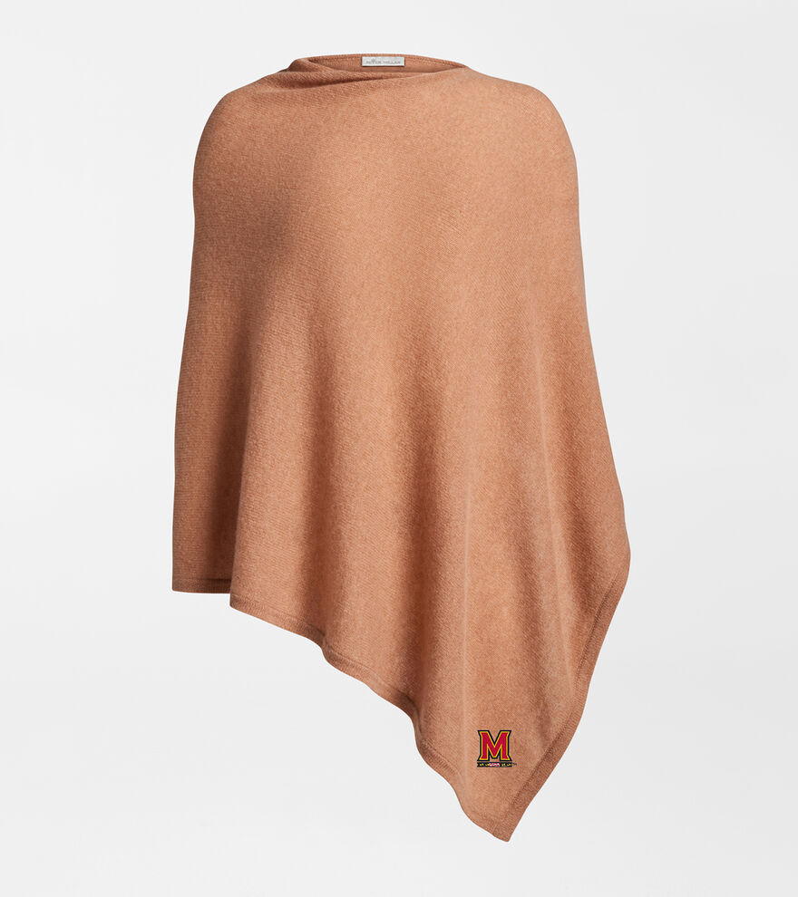 Maryland "M" Essential Cashmere Poncho image number 1