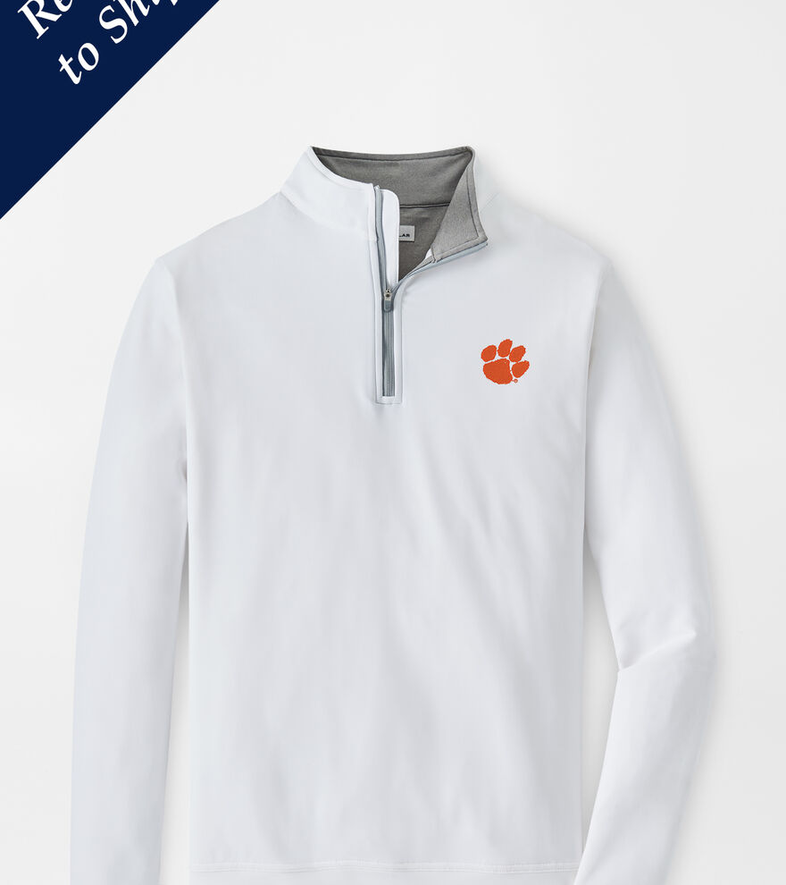 Clemson Perth Performance Quarter-Zip image number 1