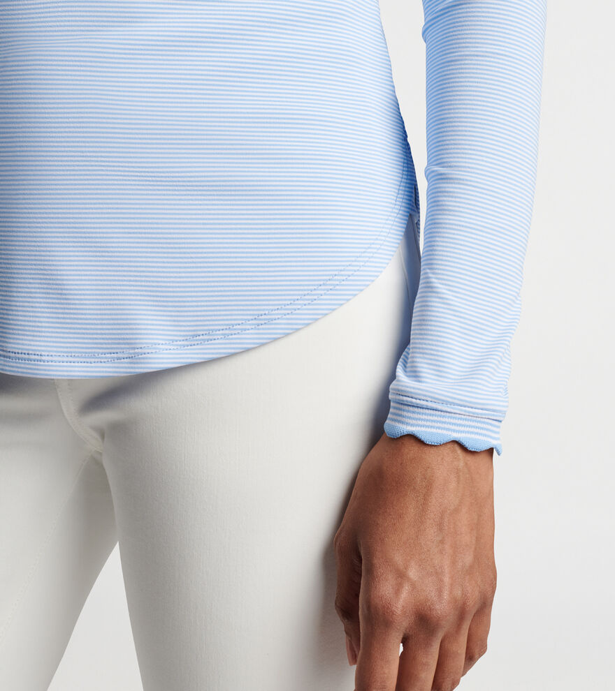 Opal Long-Sleeve Stretch Jersey Polo image number 4