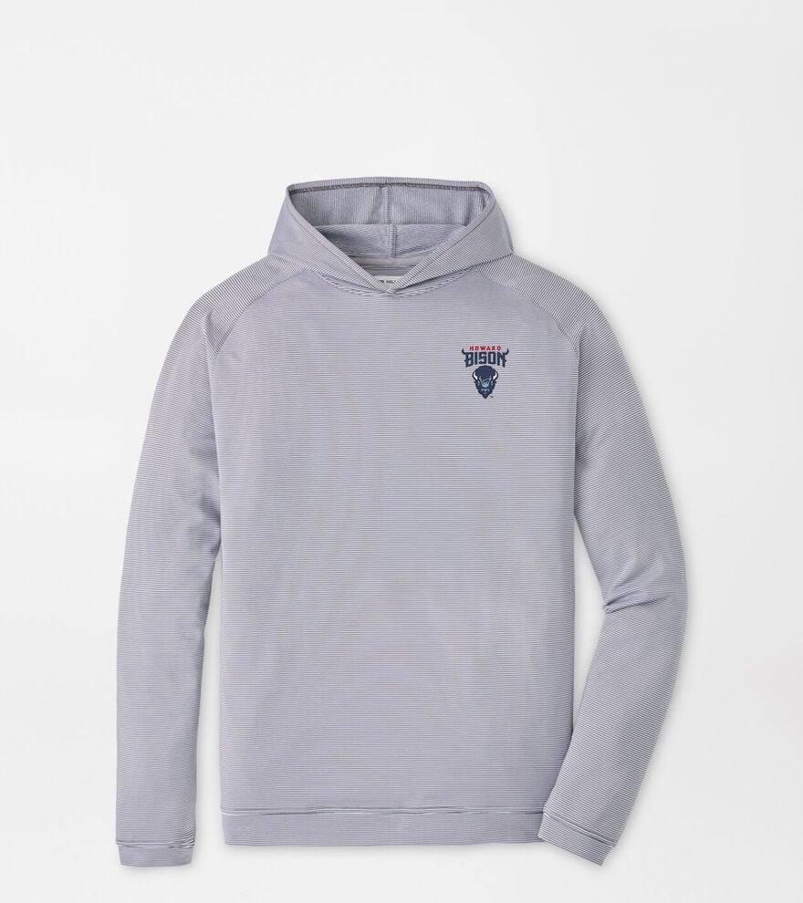 Howard University Pine Sugar Stripe Performance Hoodie image number 1