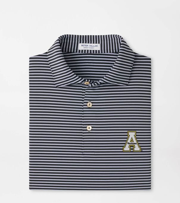 Appalachian State Tiebreaker Performance Jersey Stripe Polo