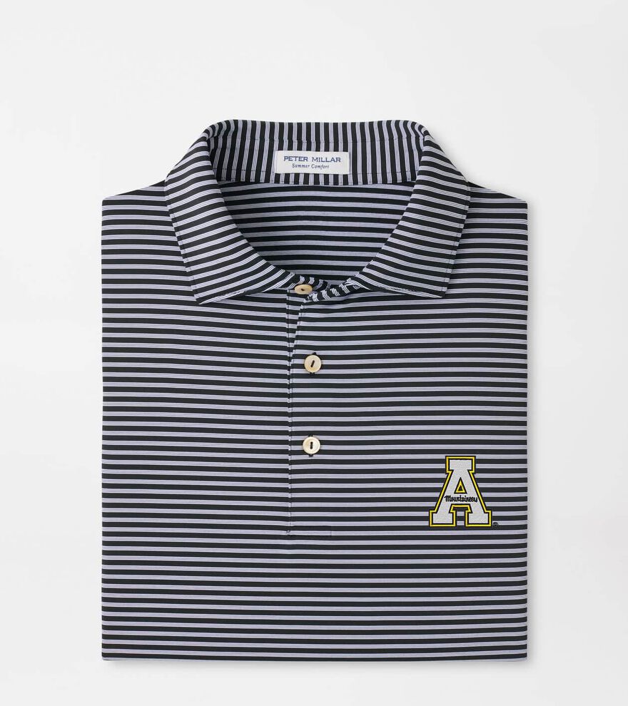 Appalachian State Tiebreaker Performance Jersey Stripe Polo
