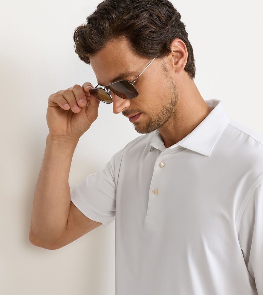 Solid Performance Jersey Polo - Alternate Image 3