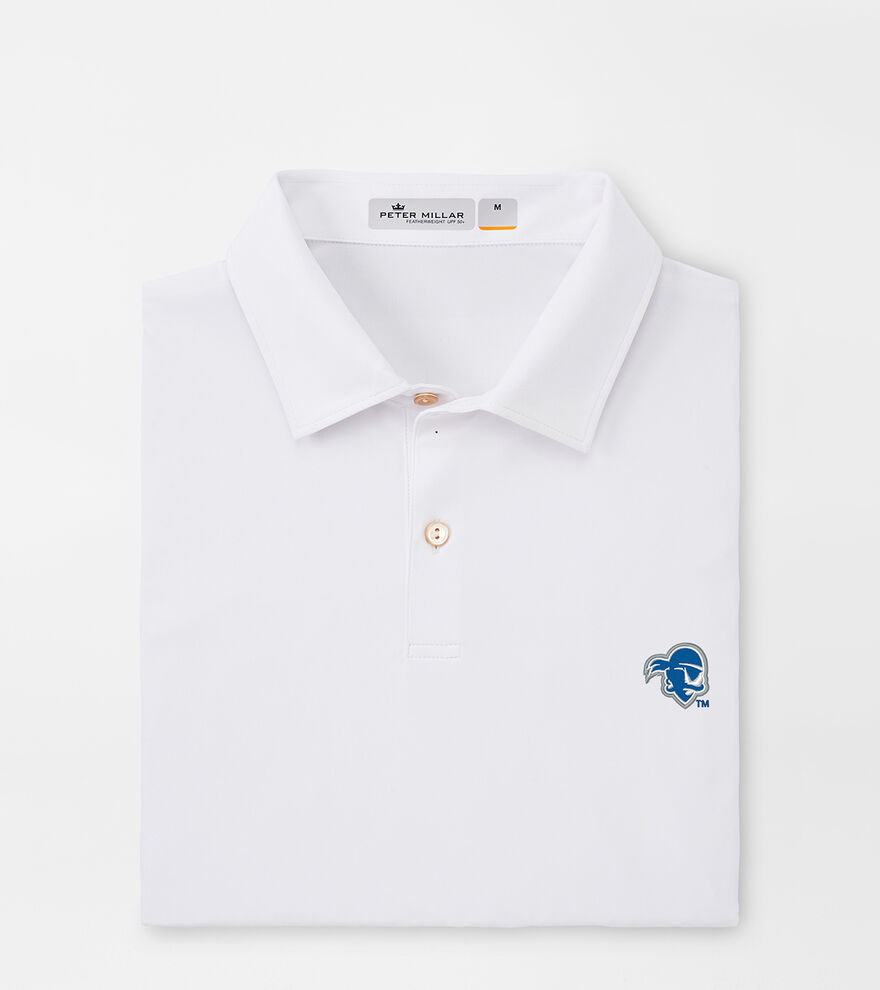 Seton Hall Featherweight Melange Polo image number 1