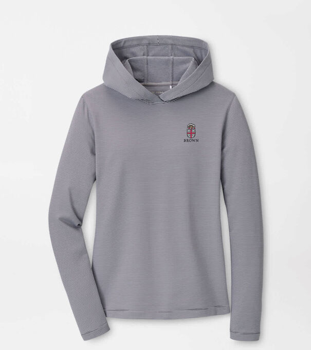 Brown University Women's Pine Sugar Stripe Performance Hoodie