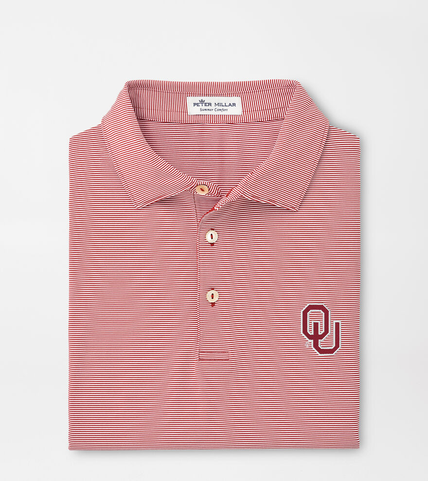 Oklahoma Jubilee Stripe Performance Polo image number 1