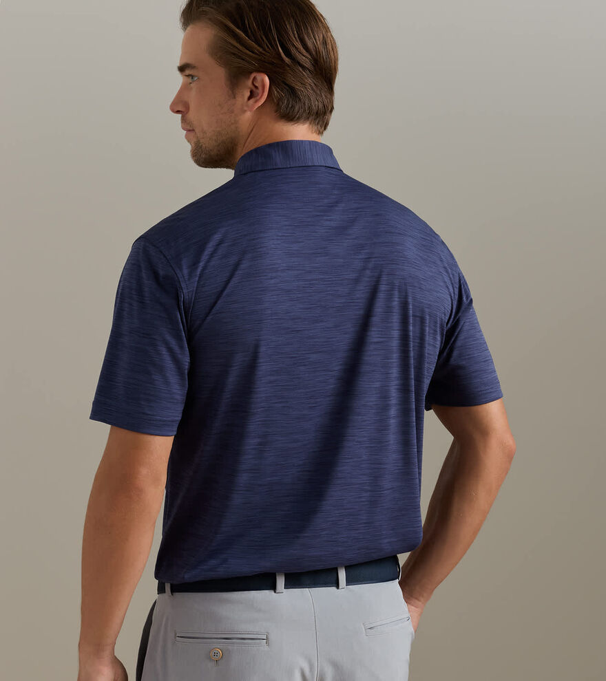 Featherweight M&eacute;lange Performance Polo - Alternate Image 2