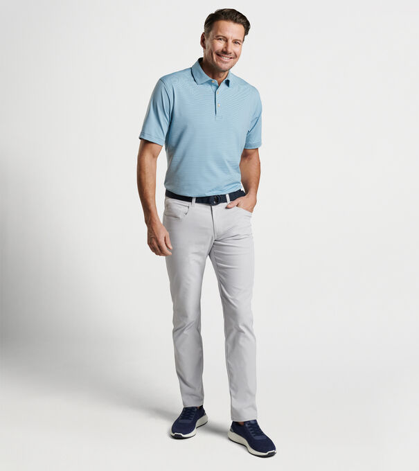 Jubilee Stripe Performance Polo