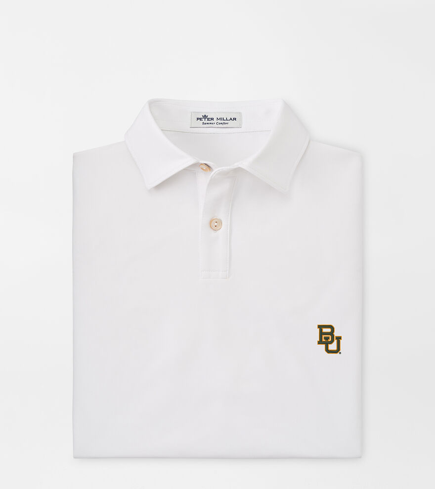 Baylor Youth Solid Performance Jersey Polo image number 1