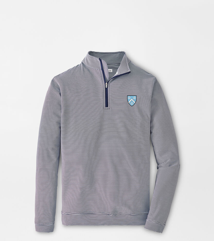 Columbia Perth Sugar Stripe Performance Quarter-Zip | Men's Collegiate ...