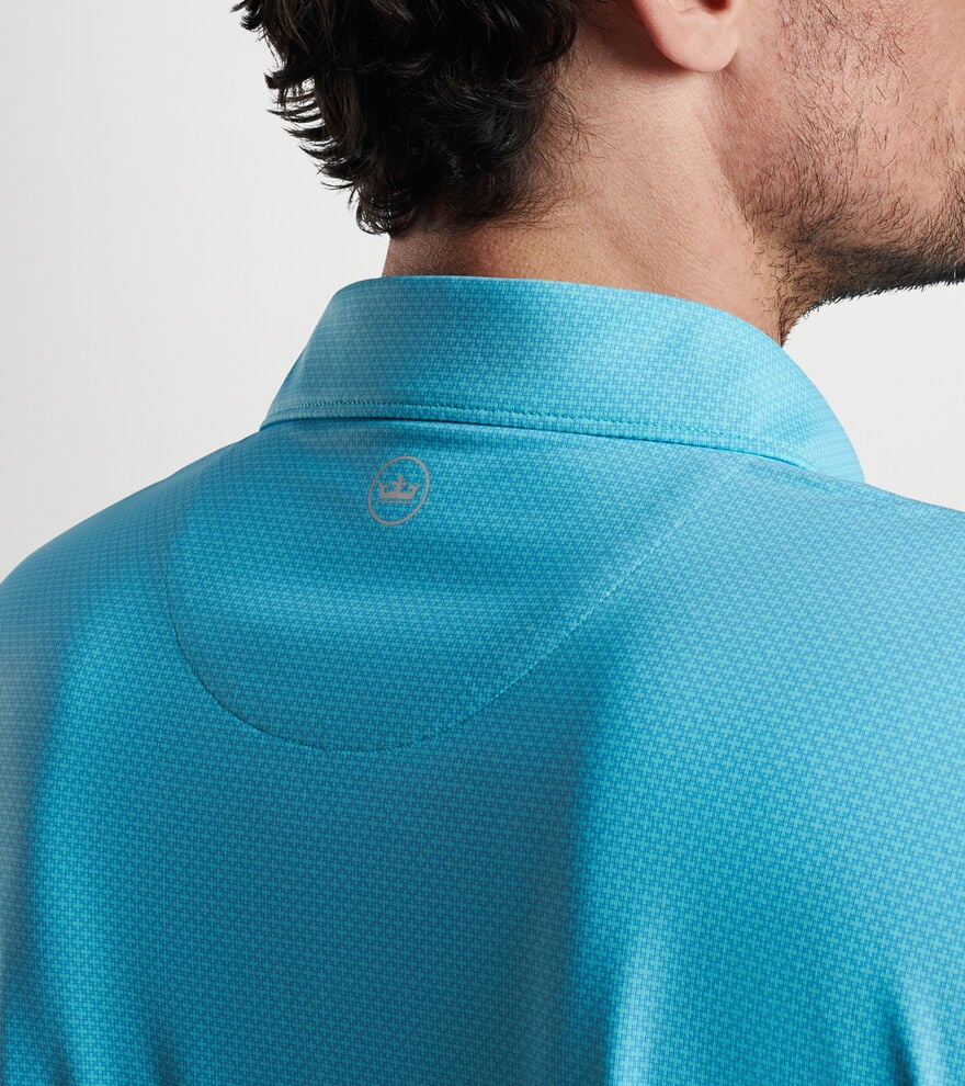 Regent Geo Performance Jersey Polo image number 4