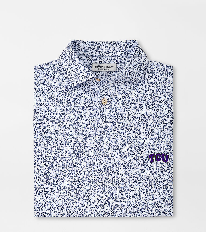 TCU Youth Performance Jersey Polo image number 1