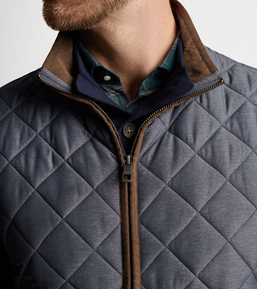 Essex Quilted Travel Vest Men's Vests Peter Millar