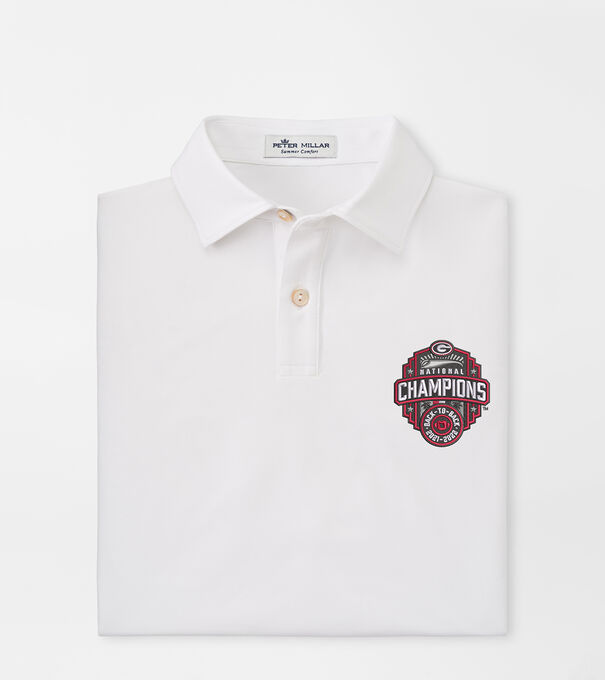Georgia National Champion Solid Youth Performance Jersey Polo