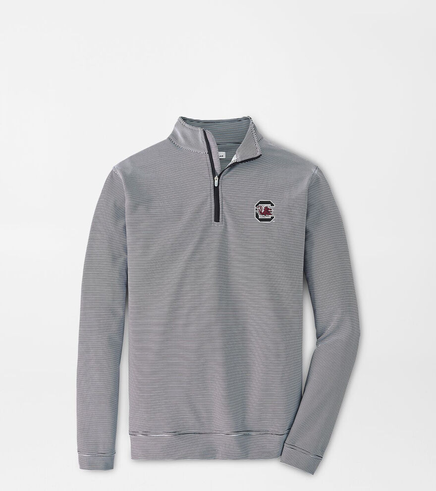 South Carolina Perth Sugar Stripe Performance Quarter-Zip image number 1