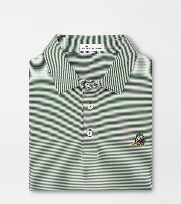 Oregon Jubilee Stripe Performance Polo