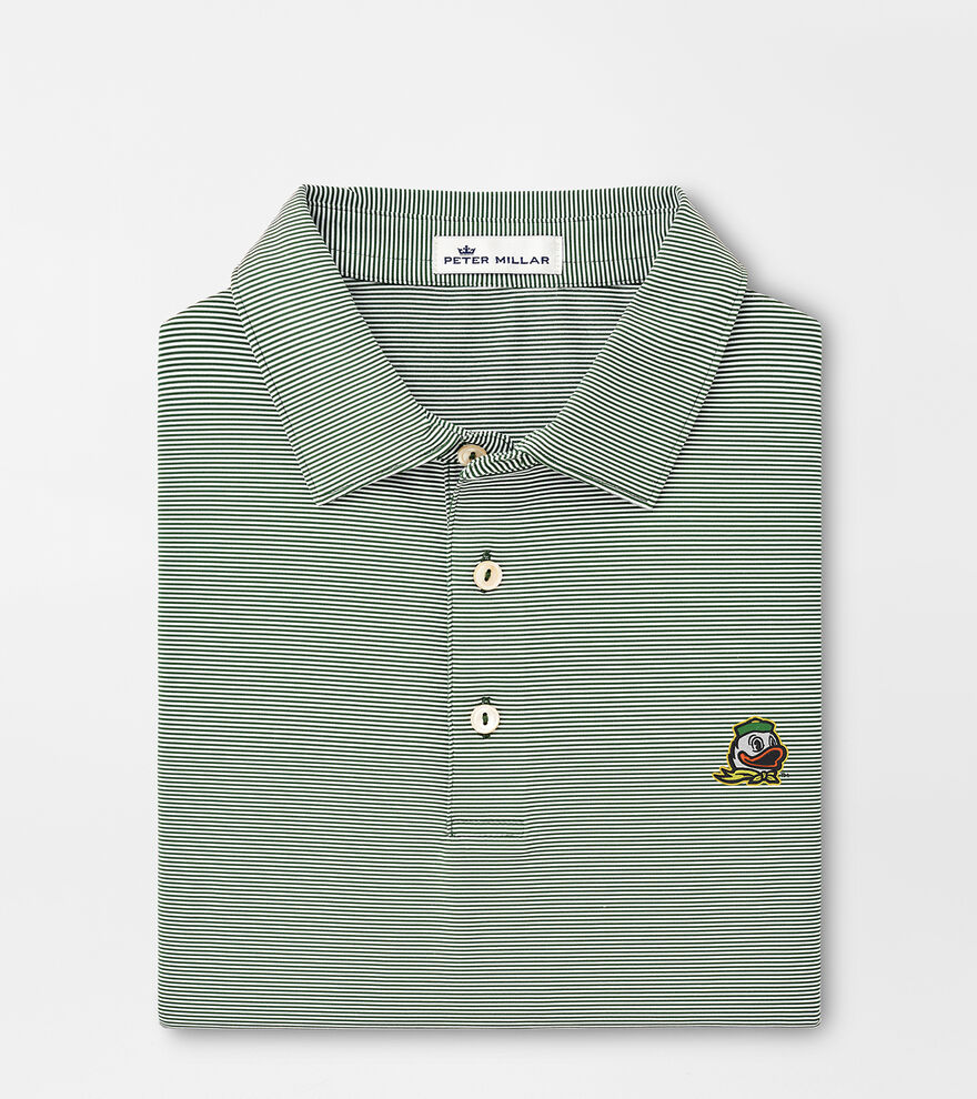 Oregon Jubilee Stripe Performance Polo image number 1