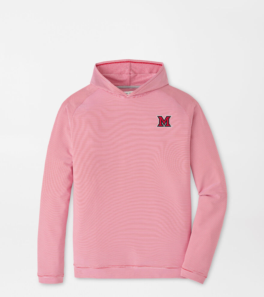Miami of Ohio Pine Sugar Stripe Performance Hoodie image number 1