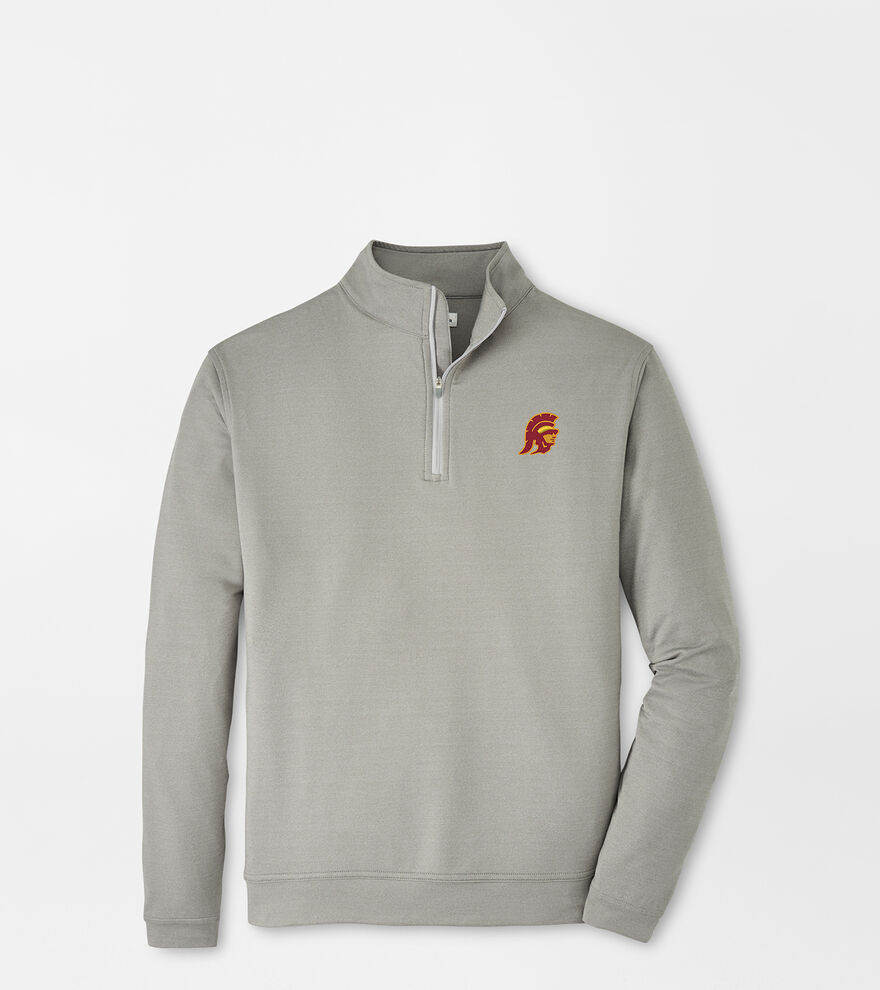 Southern California Trojan Perth Mélange Performance Quarter-Zip image number 1