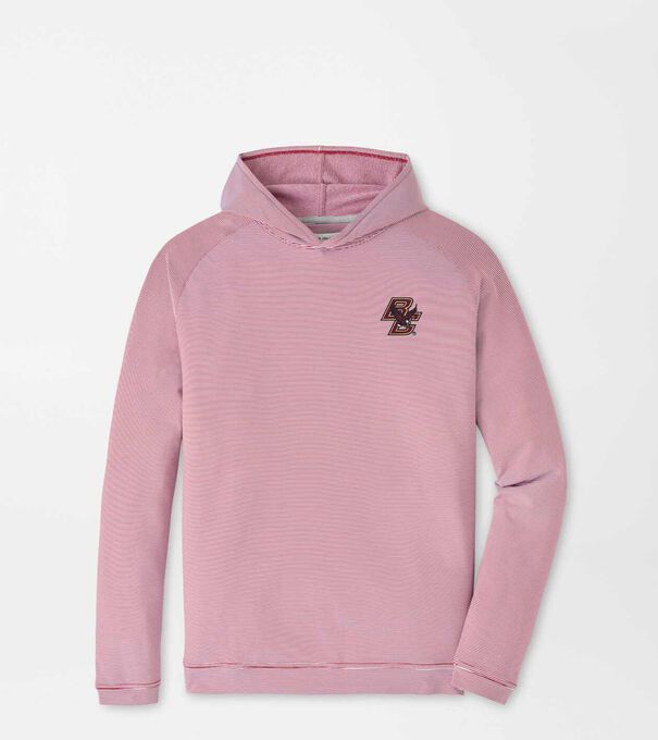 Boston College Pine Sugar Stripe Performance Hoodie