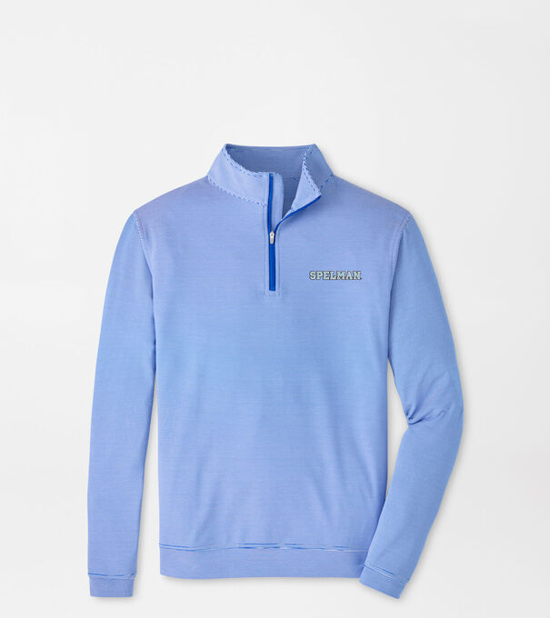Spelman College Perth Sugar Stripe Performance Quarter-Zip