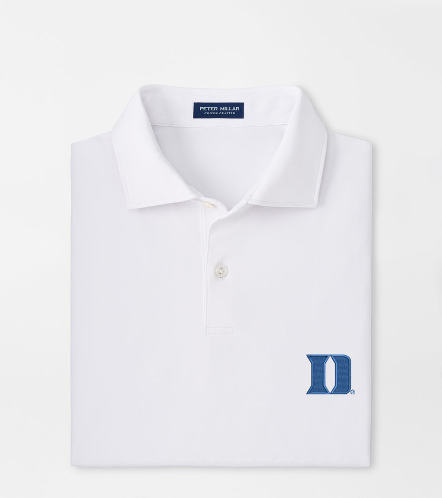 Duke University Solid Performance Jersey Polo
