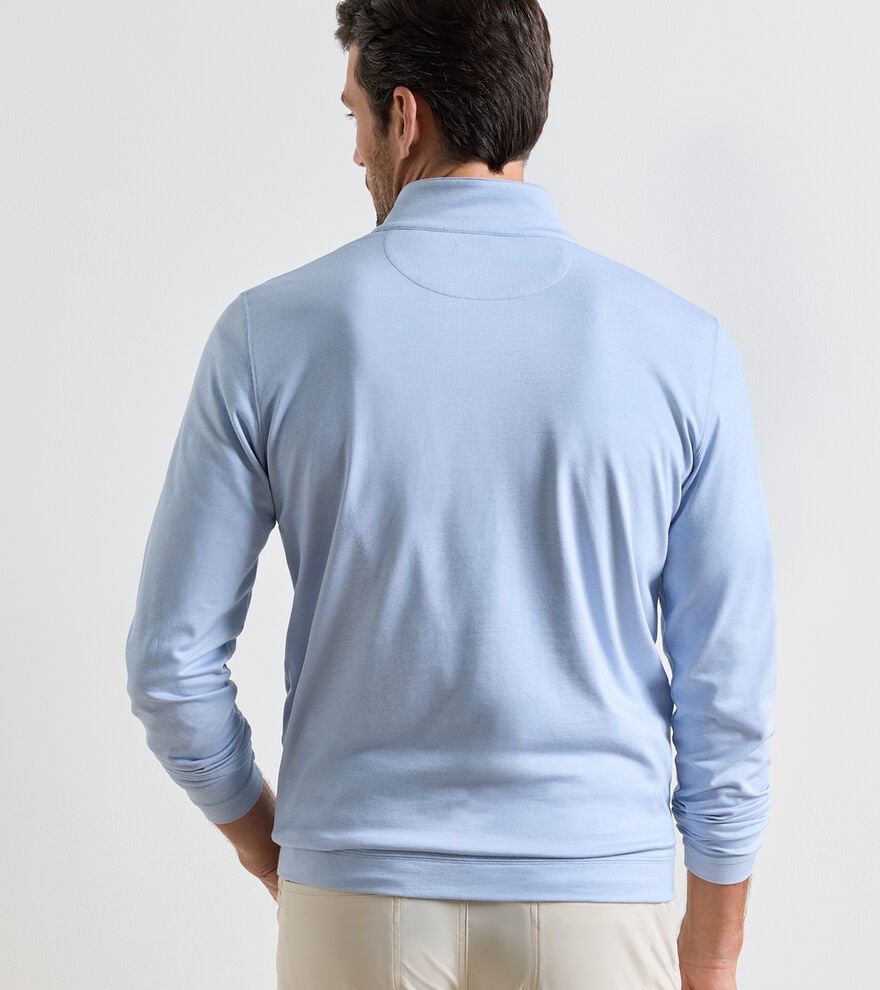 Albatross Cotton-Blend Piqu&eacute; Quarter-Zip image number 3