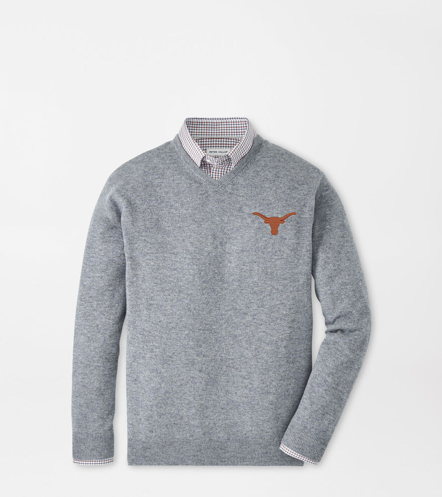 Texas Crown Heritage Cashmere V-Neck Sweater image number 1