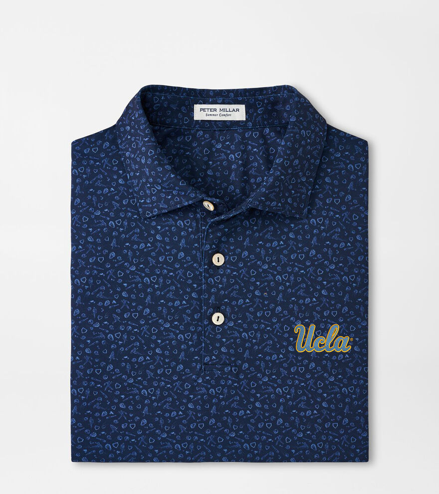 UCLA Batter Up Performance Jersey Polo image number 1