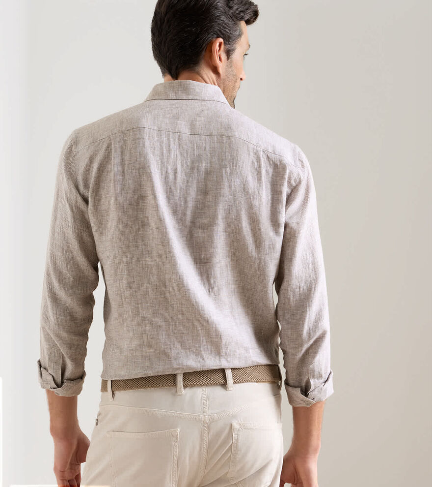 Astino Lino Check Sport Shirt - Alternate Image 2