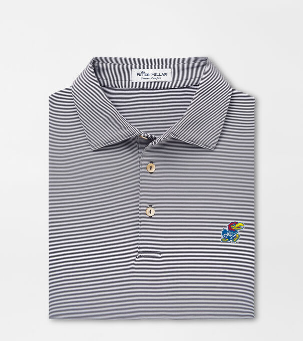 Kansas Jubilee Stripe Performance Polo