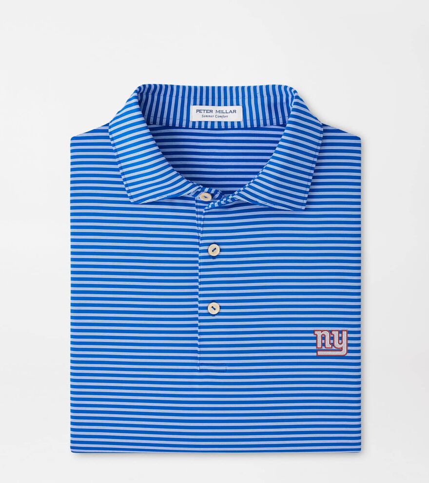 New York Giants Tiebreaker Performance Jersey Stripe Polo image number 1