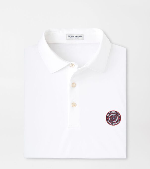 Cooperstown Washington Nationals Solid Performance Jersey Polo