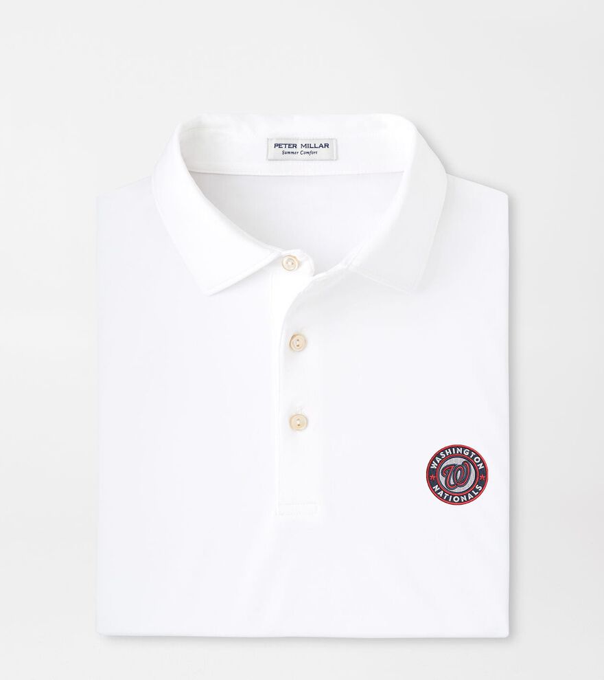 Cooperstown Washington Nationals Solid Performance Jersey Polo