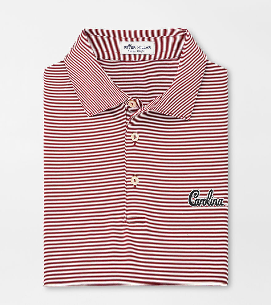 South Carolina Script Jubilee Stripe Performance Polo image number 1