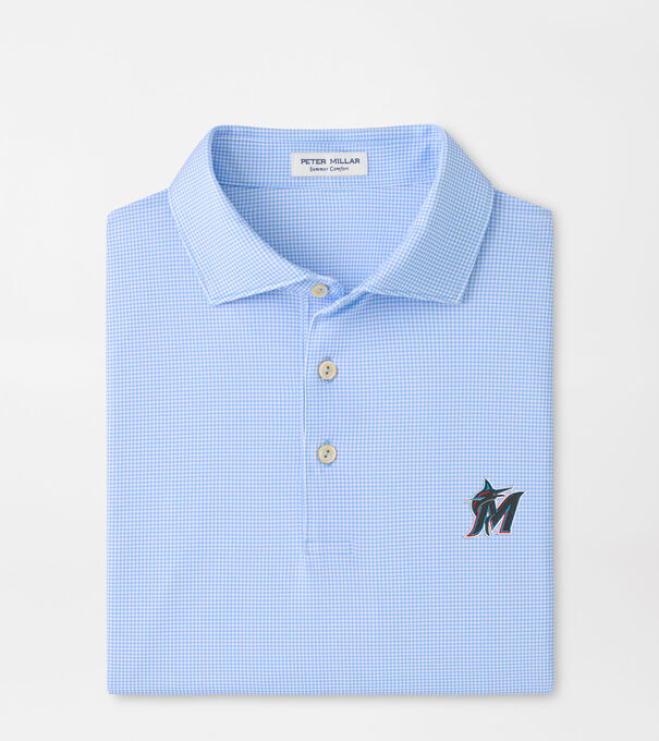 Miami Marlins Border Performance Jersey Polo