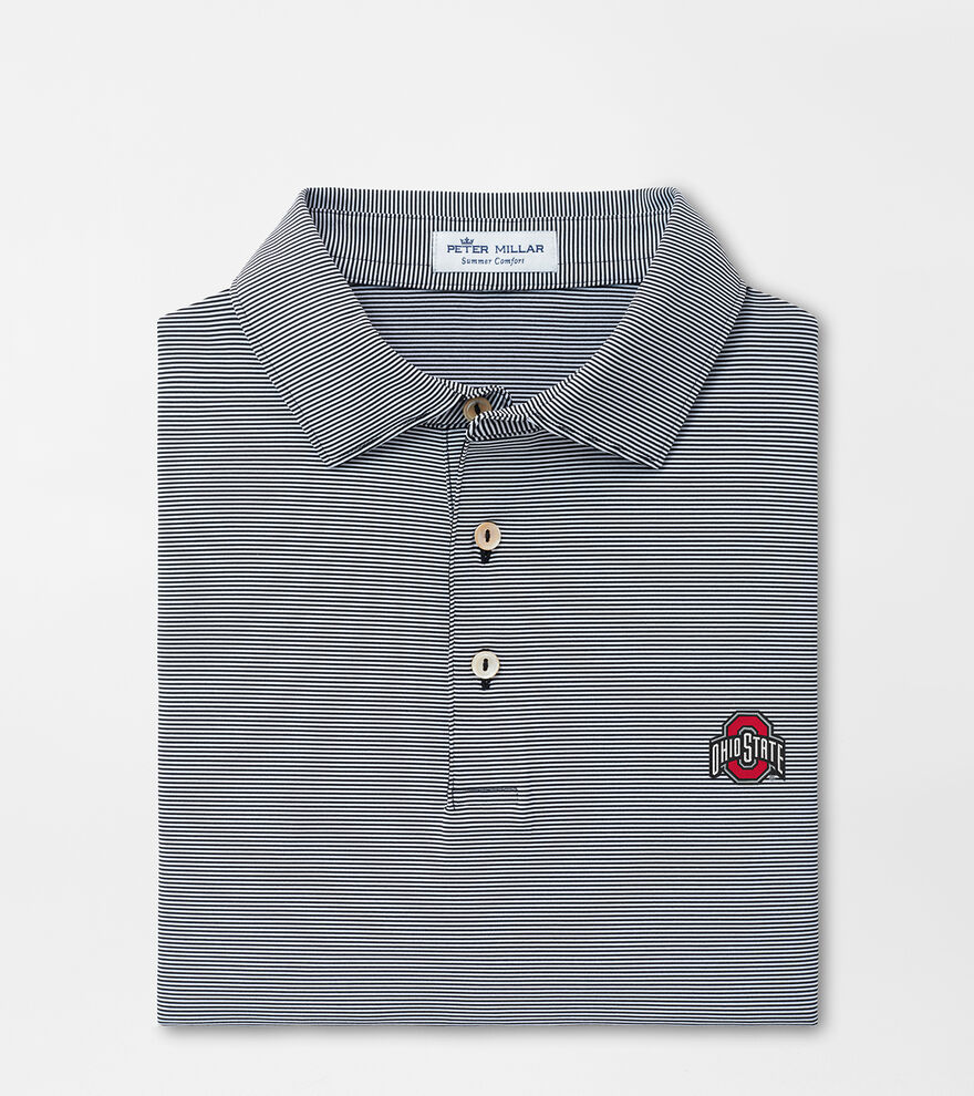 Ohio State Jubilee Stripe Performance Polo image number 1
