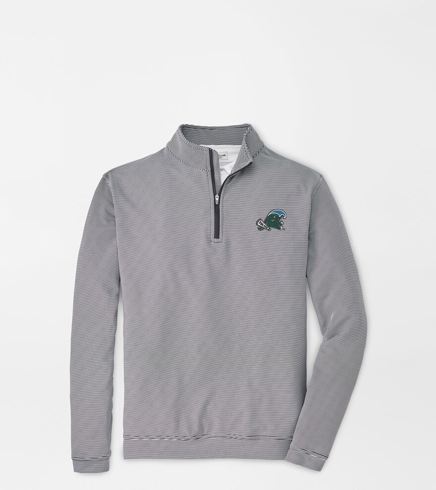 Tulane Green Wave Perth Sugar Stripe Performance Quarter-Zip image number 1
