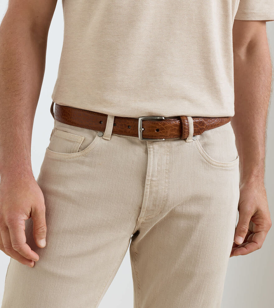 Pebbled Bison Belt image number 2