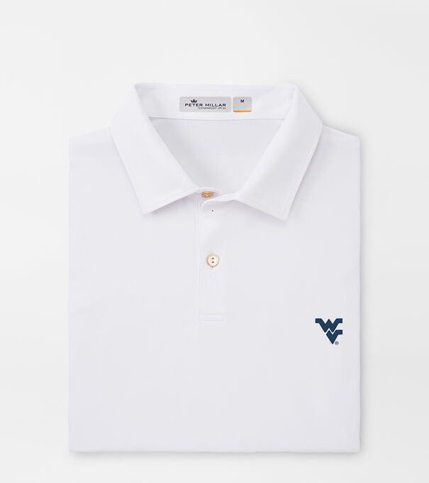 West Virginia Featherweight Melange Polo