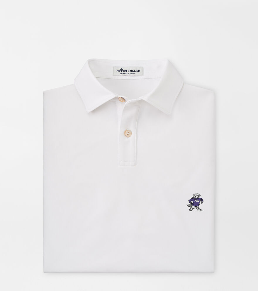 TCU Vault Youth Solid Performance Jersey Polo image number 1