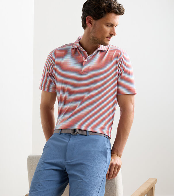 Tempo Performance Mesh Polo - Alternate Image 1