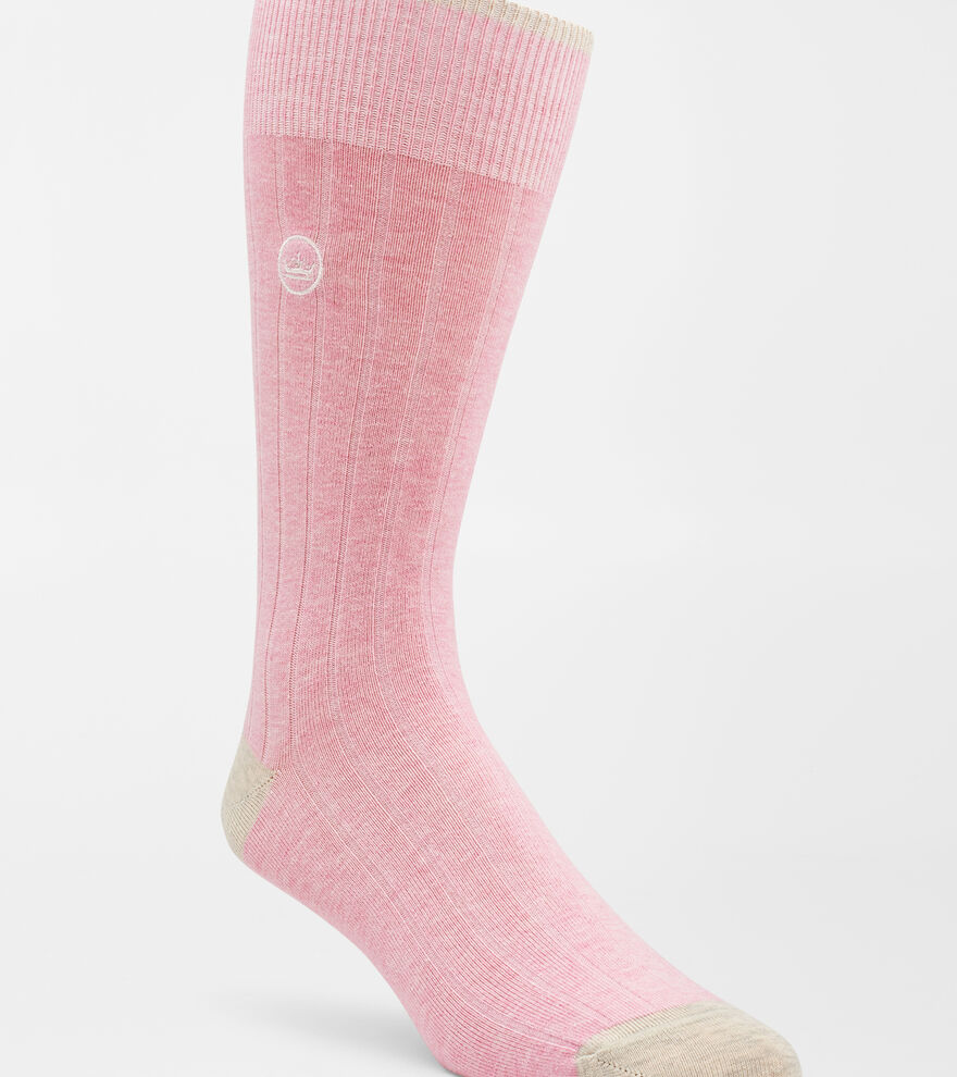 Solid Rib Crew Sock image number 1