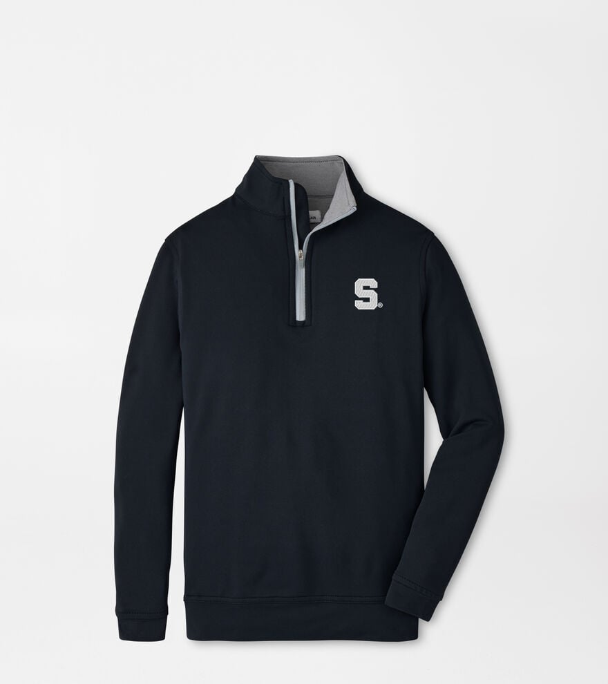 Michigan State Perth Youth Performance Quarter-Zip image number 1