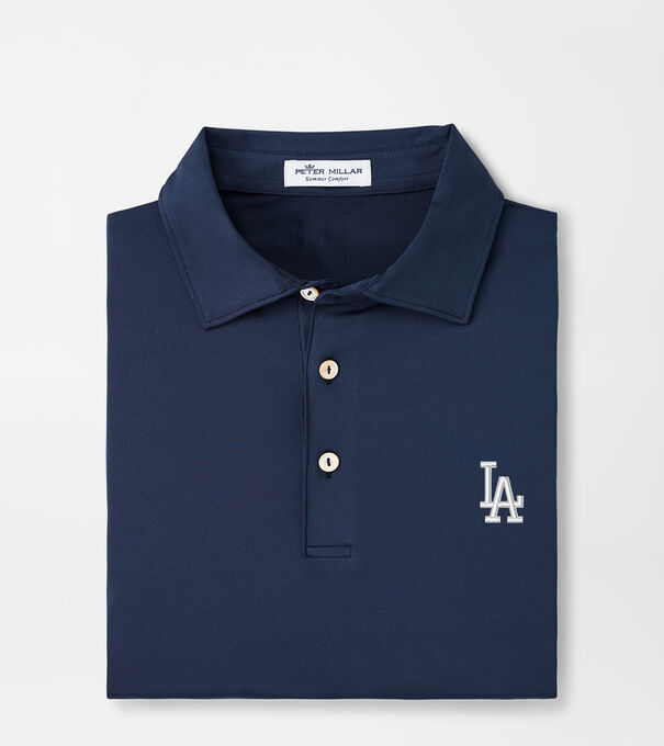 Los Angeles Dodgers Solid Performance Jersey Polo