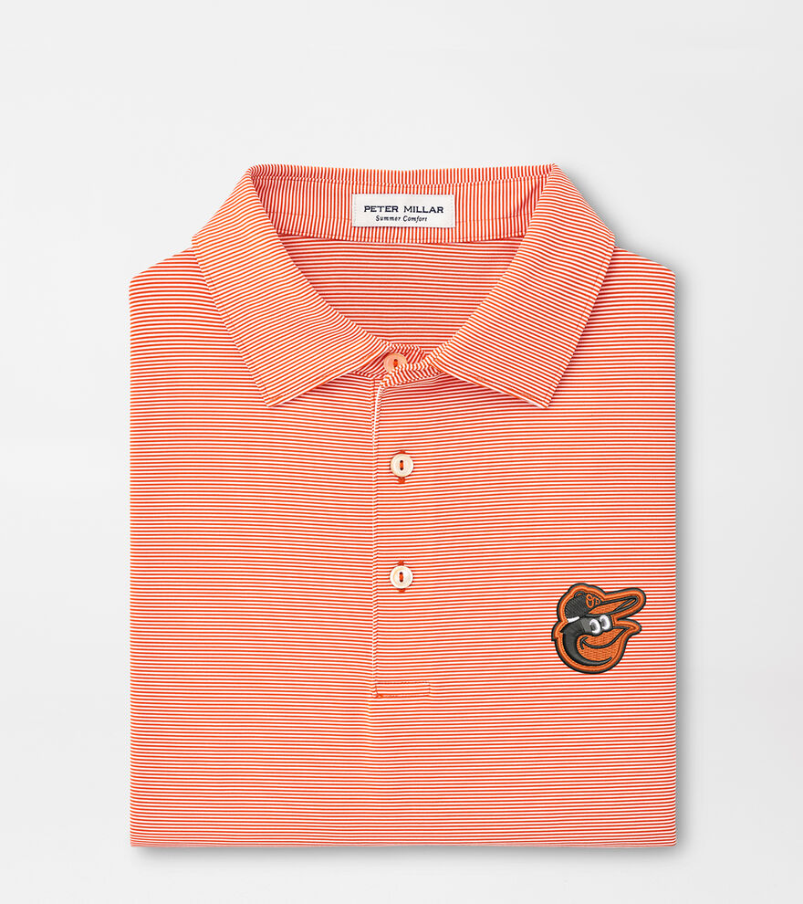 Baltimore Orioles Jubilee Stripe Performance Polo image number 1