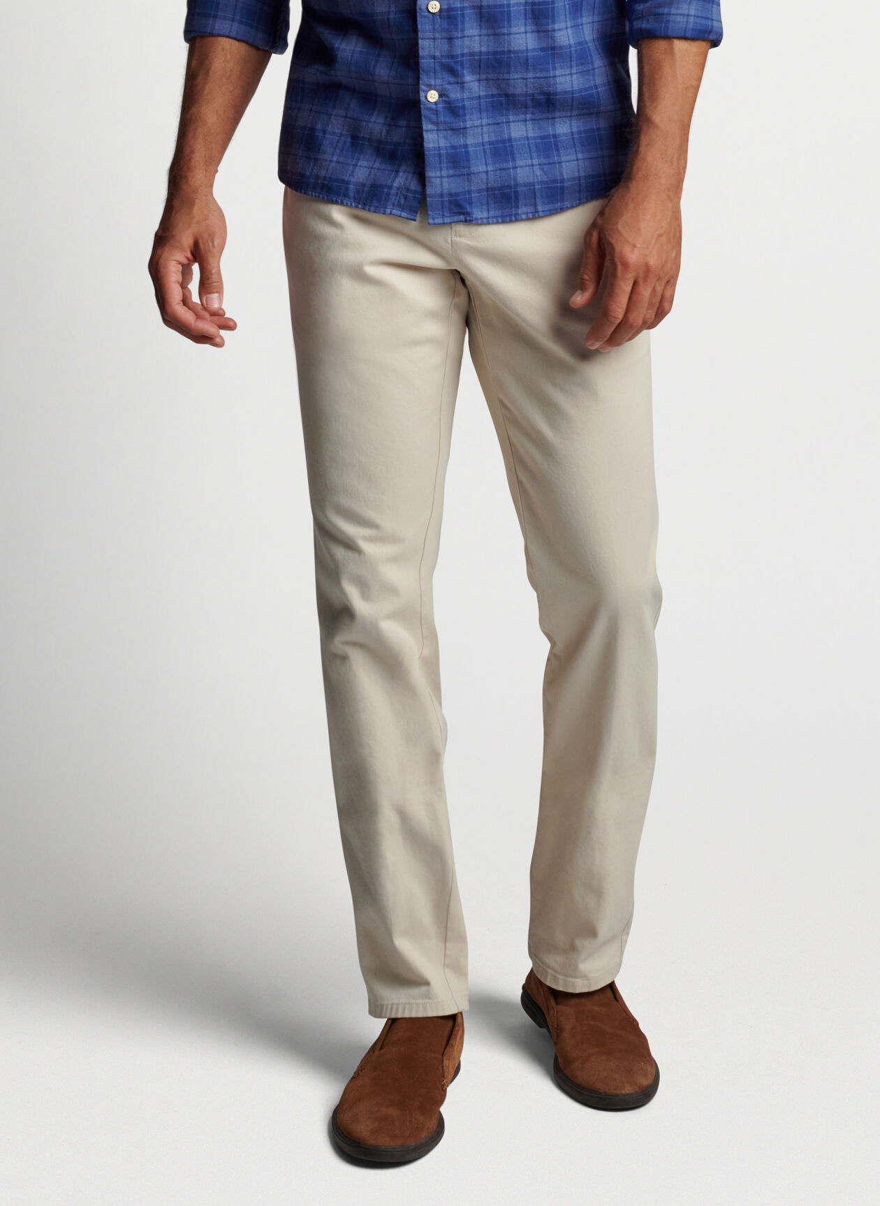 Pilot Twill Flat Front Trouser | Peter 