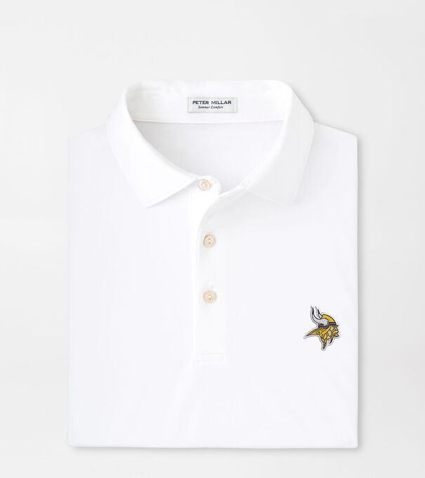 Minnesota Vikings Solid Performance Jersey Polo