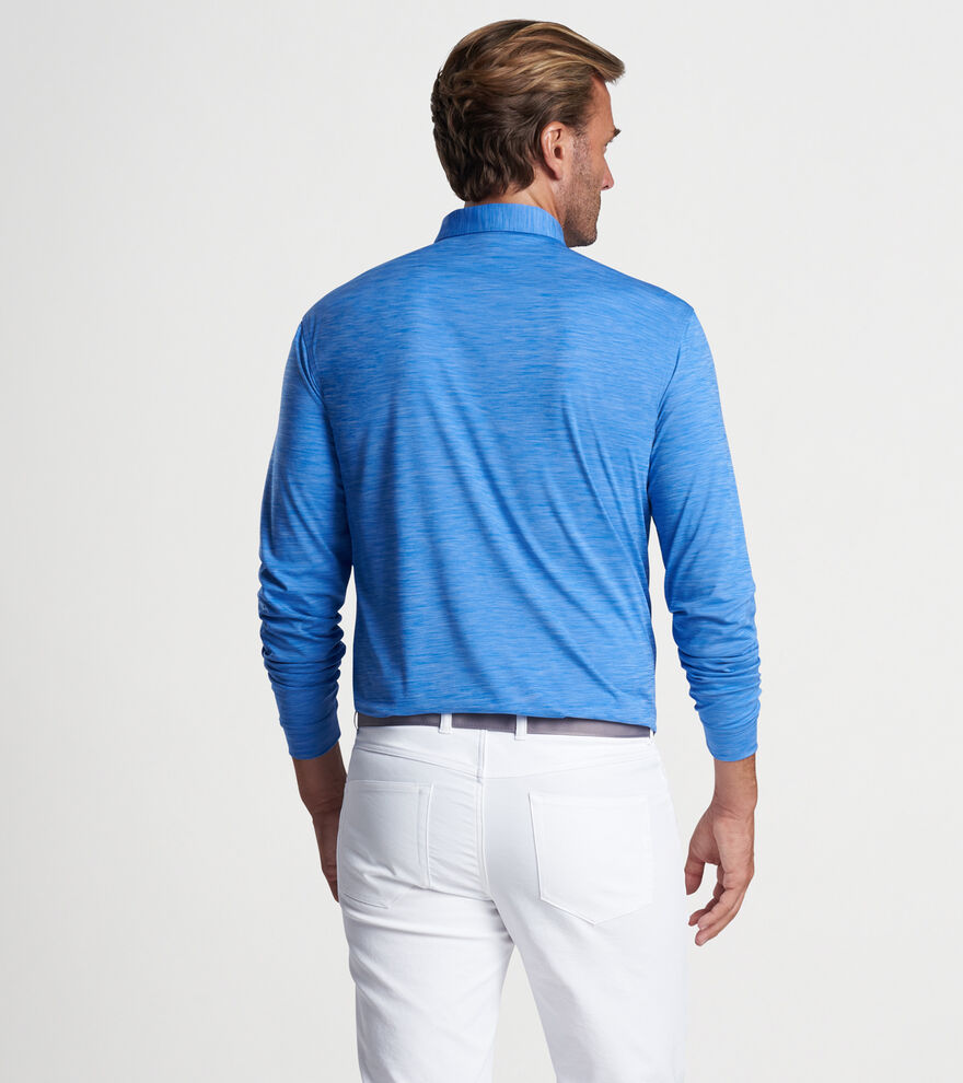 Featherweight Performance Long Sleeve Mélange Polo image number 3