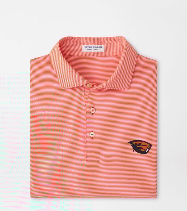 Oregon State Jubilee Stripe Performance Polo